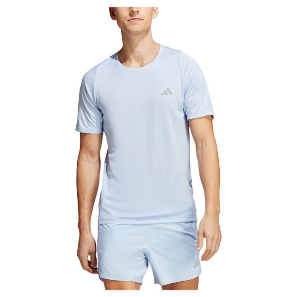 Adidas Kortärmad T-shirt Run Icons 3s Blå S Man