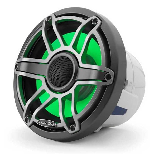 Jl Audio M M6-880x-s-gmti-i 6 Marin Koaxial Med Transflektiv Led Belysning Vit,Grå 125W