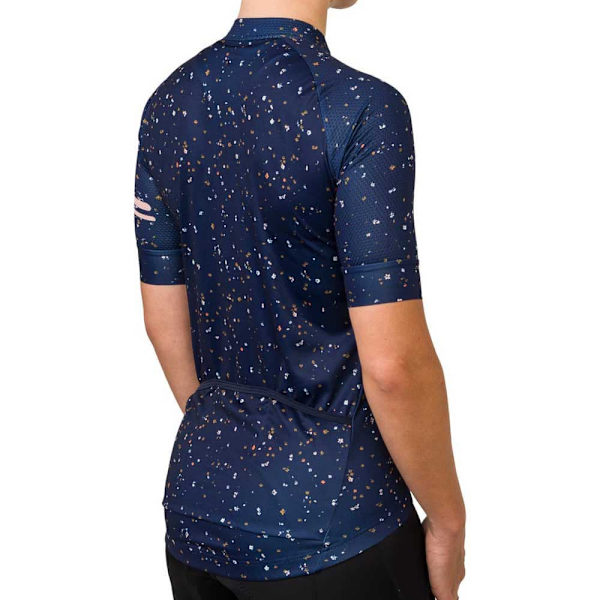 Agu Mini Flower Lyhythihainen Pyöräilypaita Sininen 2XL Nainen