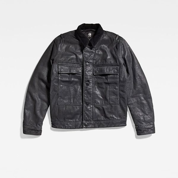 G-star Utility Flap Pocket Lined Jakke Grå M Mand