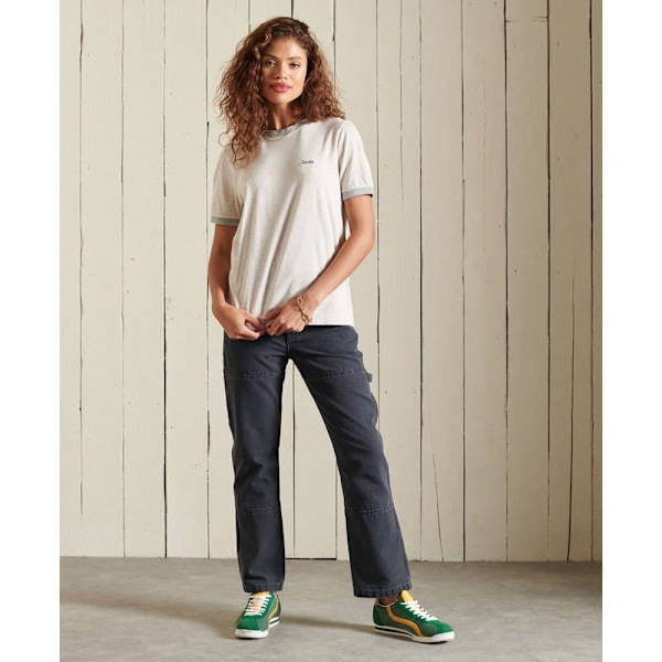 Superdry Byxor High Rise Carpenter Blå 30 / 32 Kvinna