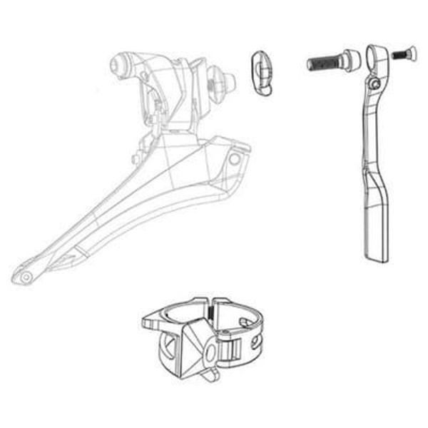Sram Front Derailleur Force E-tap Axs Spare Parts Kit Musta
