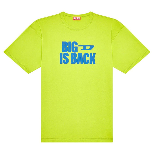 Diesel Kortærmet T-shirt Boxt Back Gul XL Mand