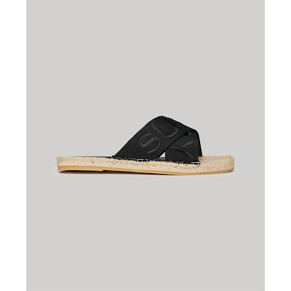 Superdry Cross Strap Espadrillot Musta EU 37 Nainen