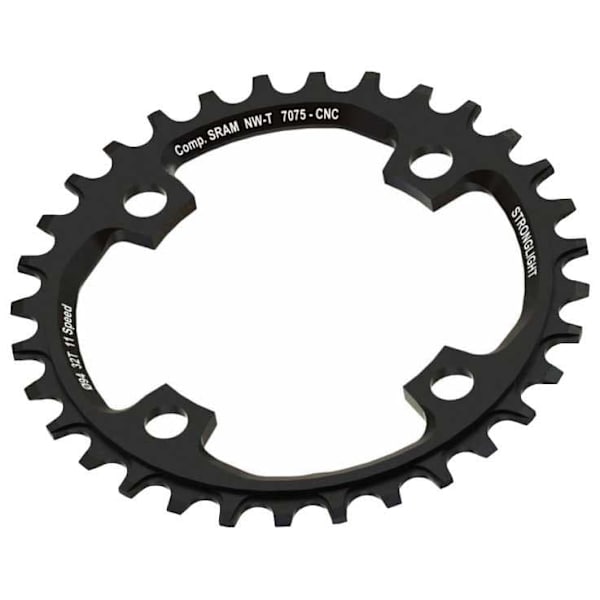 Stronglight Kæderring Mtb 4b Sram X01 104 Bcd Sort 36t