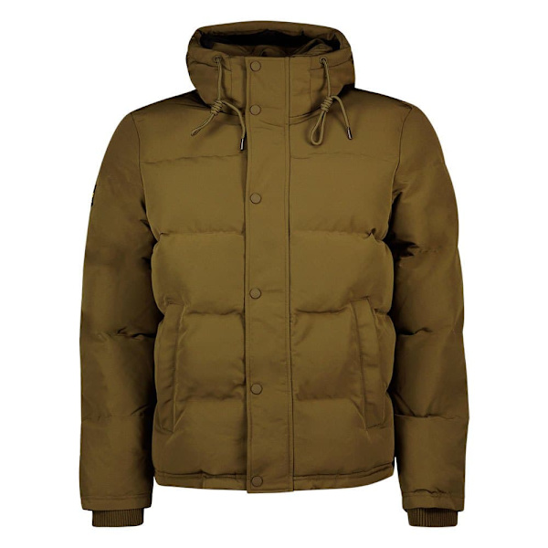 Superdry Pufferjacka Everest Short Grönt L Man