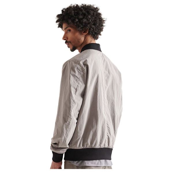 Superdry Bomber Takki Ripstop Harmaa M Mies