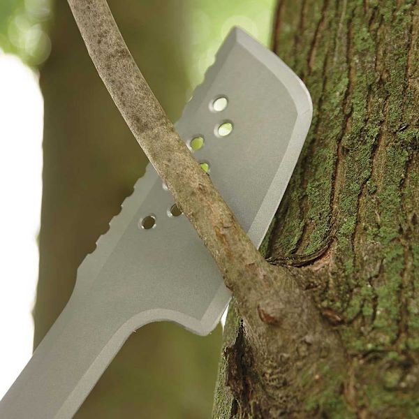 Fiskars Machete Axe Solid Hopeinen