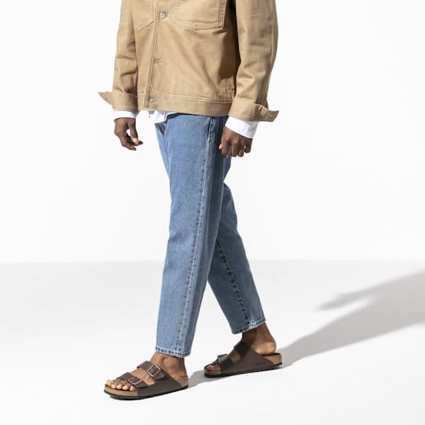 Birkenstock Arizona Birko-flor Sandaler Brun EU 40 Mand