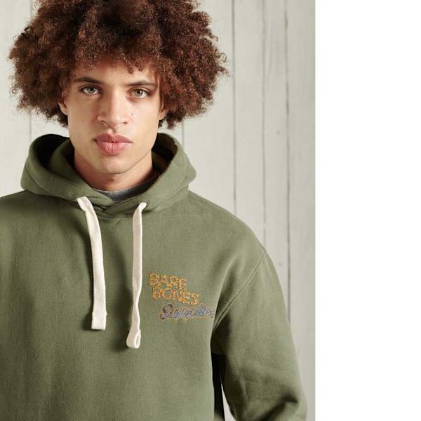 Superdry Hættetrøje Workwear Grøn M Mand