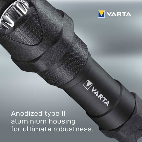 Varta Lanterne Indestructible F10 Pro 6w Led Alu 300 Lumen Sort