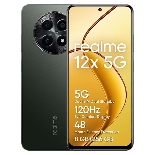 Realme 12x 8gb/256gb 6.7´´ Sort