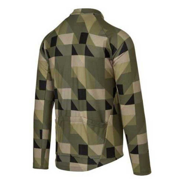 Agu Triangle Stripe Essential Langærmet Trøje Grøn M Mand