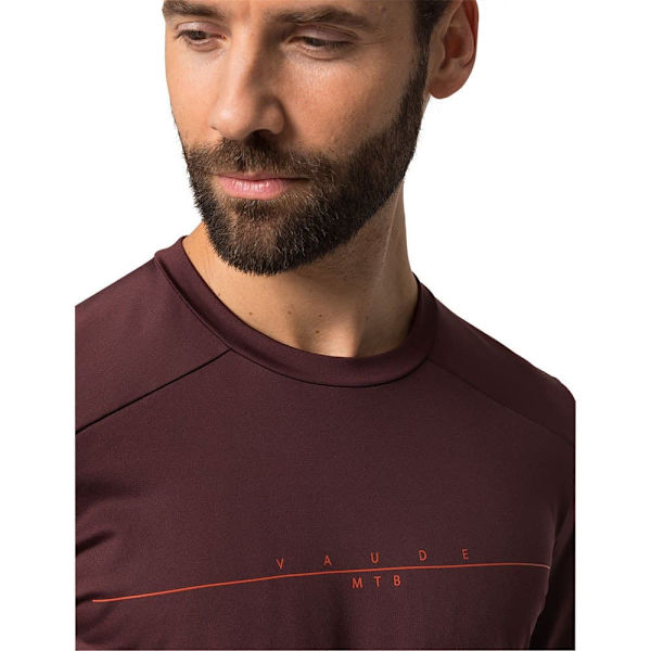 Vaude Bike Qimsa T-shirt Med Lång ärm Lila S Man
