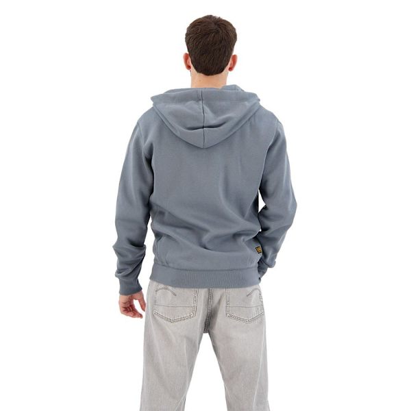 G-star Sweatshirt Med Full Dragkedja Premium Core Grå 2XL Man