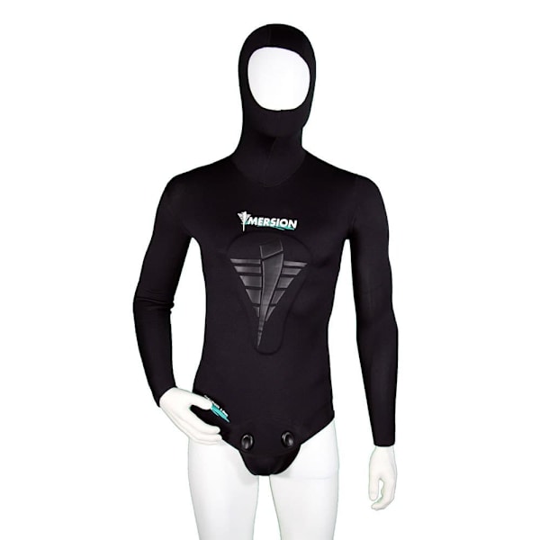 Imersion Challenger Apnøjakke 10 Mm Sort S