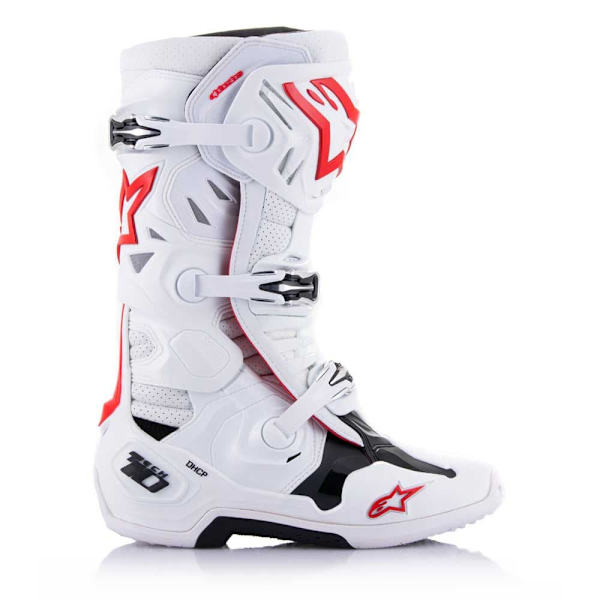 Alpinestars Motorcykel Støvler Tech 10 Supervented Hvid EU 40 1/2 Mand