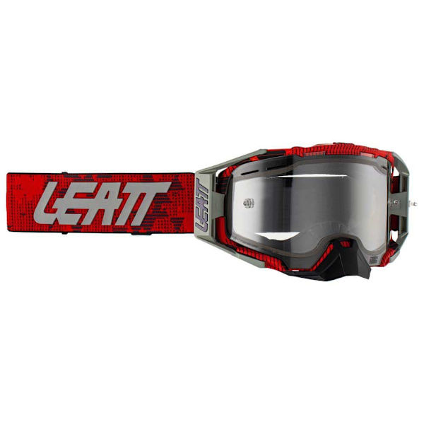 Leatt Velocity 6.5 Enduro Jw Terrängglasögon Med Roll-off-system Röd Clear/CAT3