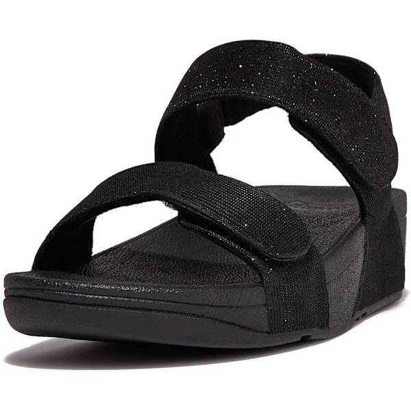 Fitflop Sandaler Lulu Adjustable Shimmerlux B-st Sort EU 39 Kvinde