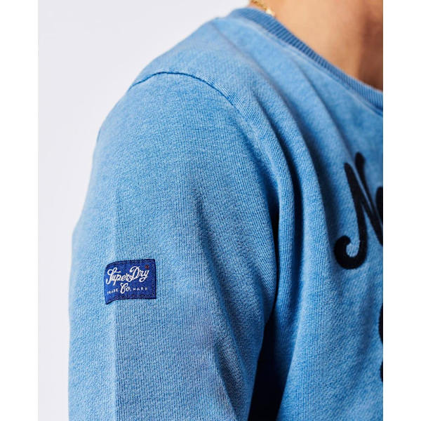 Superdry Sweatshirt Vintage Script Style Indg Blå XL Mand