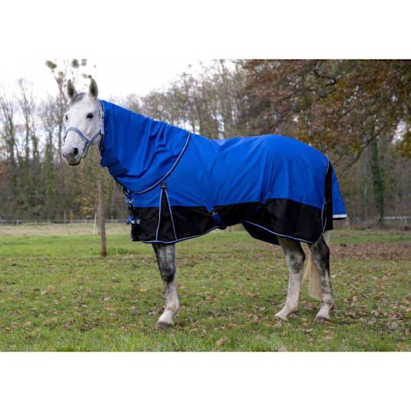 Equitheme Vattentätt Halsskydd Tyrex 1200 D Polyfil 200g Blå Pony