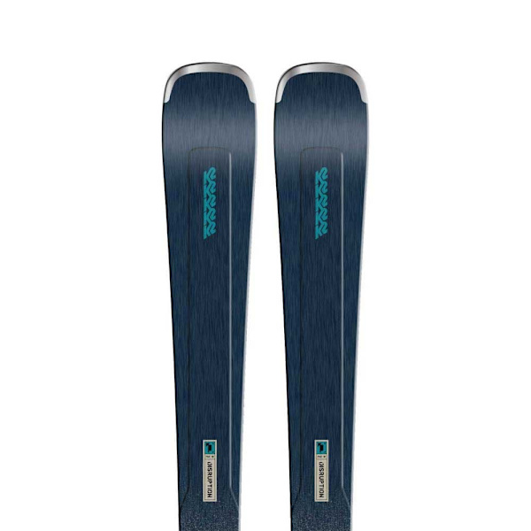 K2 Disruption 76c W+er3 10 Compact Quikclik Alpin Ski Pakke Blå 163