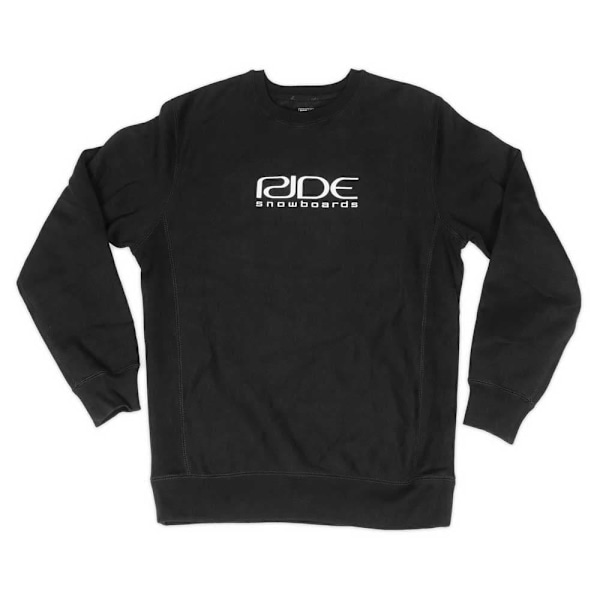 Ride Zero Logo Crew Sweatshirt Sort XL Mand