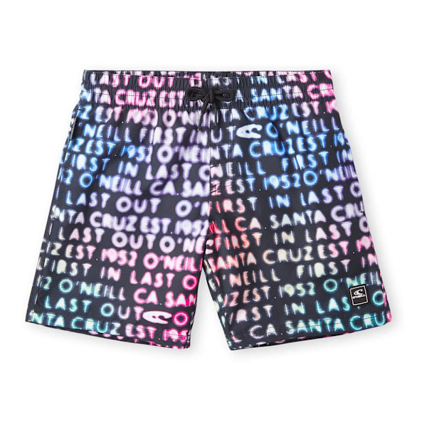 O´neill Cali Gradient 14´´ Badbyxor Svart 7-8 Years Pojke