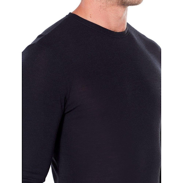 Icebreaker Baselag 175 Everyday Crew Merino Sort M Mand