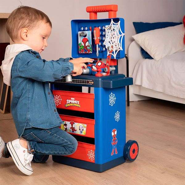 Smoby Trolley Diy Spidey Rød