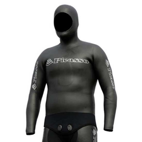 Picasso Spearfishing Jakke Thermal Skin 7 Mm Sort L