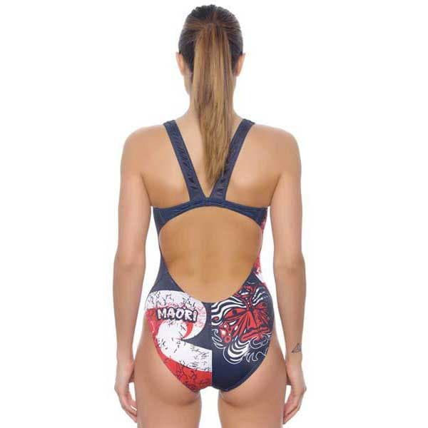 Turbo Badedragt Maori Flag Blå 4XL Kvinde