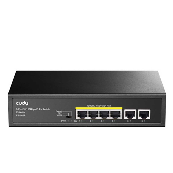 Cudy Växla Fs1006p Poe 60w Svart