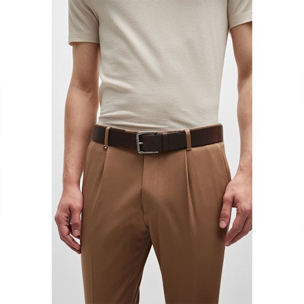 Boss Joris Sz40 10249599 Bälte Brun 100 cm Man