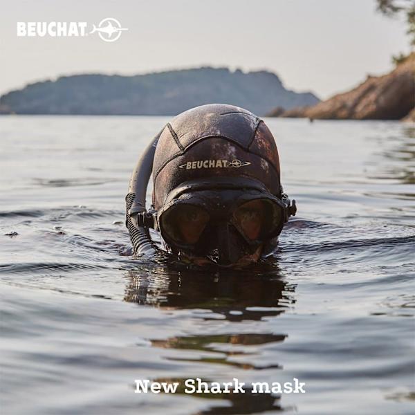 Beuchat Spydfiskermaske Shark Sort