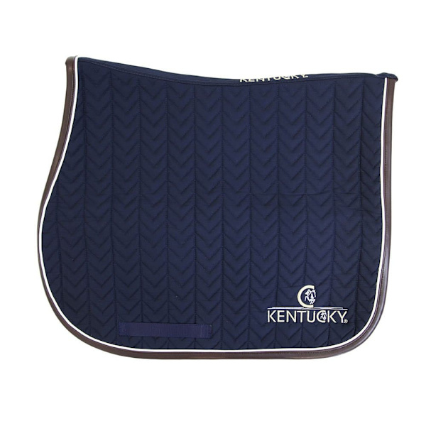 Kentucky Läder Jumping Sadel Pad Fishbone  Full