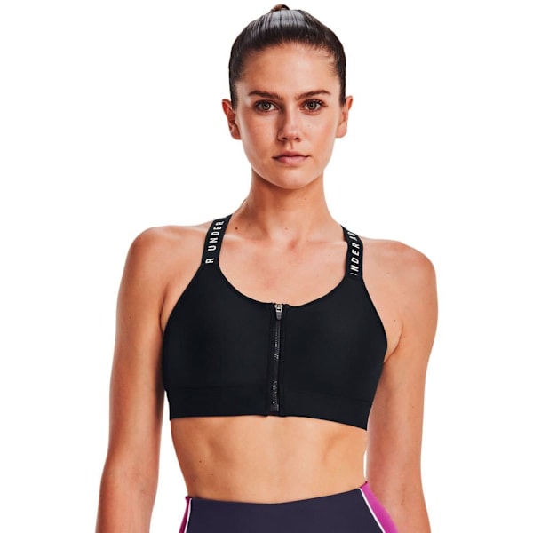 Under Armour Topp Högt Stöd Infinity Zip Rosa S Kvinna