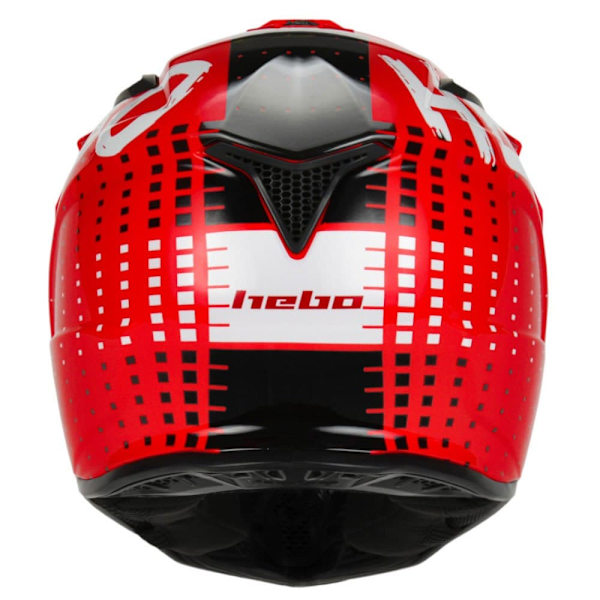 Hebo Motocrosshjälm Hmx-p01 Dots Röd XL