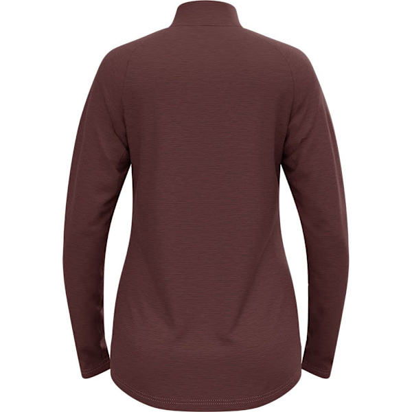Odlo Essentials Cw 200 Fleece Med Halv Dragkedja Brun XS Kvinna