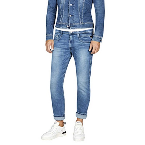 Replay Jeans M914 Anbass Blå 34 / 32 Man