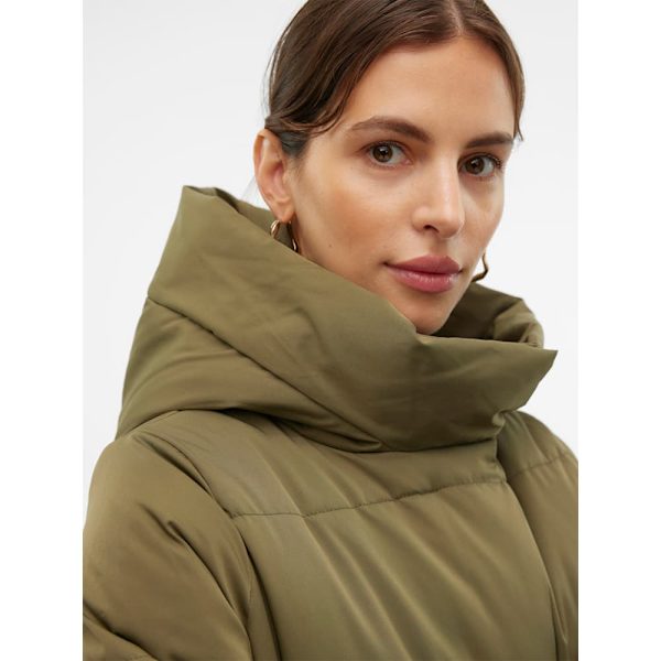 Vero Moda Stella Frakke Grøn XS Kvinde
