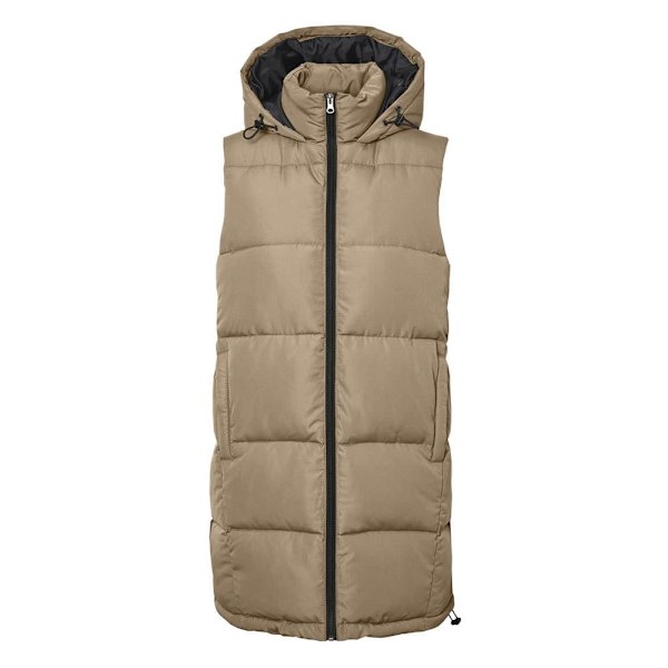 Noisy May Vest Aurora Beige M Kvinde