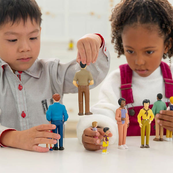 Miniland Siffror För Etnisk Mångfald Flerfärgad