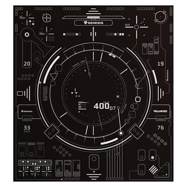 Genesis Gulvmåtte Tellur 400 Sort