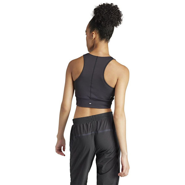Adidas Stripes ærmeløs T-shirt Own The Run Excite 3 Sort L Kvinde