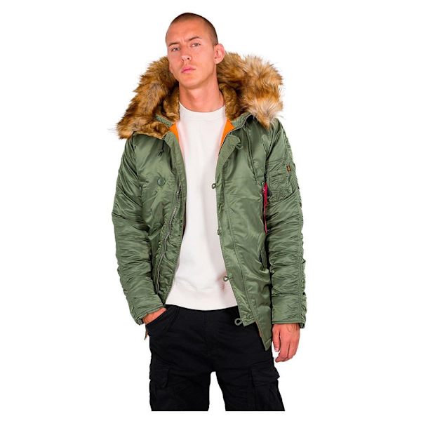 Alpha Industries N-3b Vf59 Kappa Grönt 3XL Man