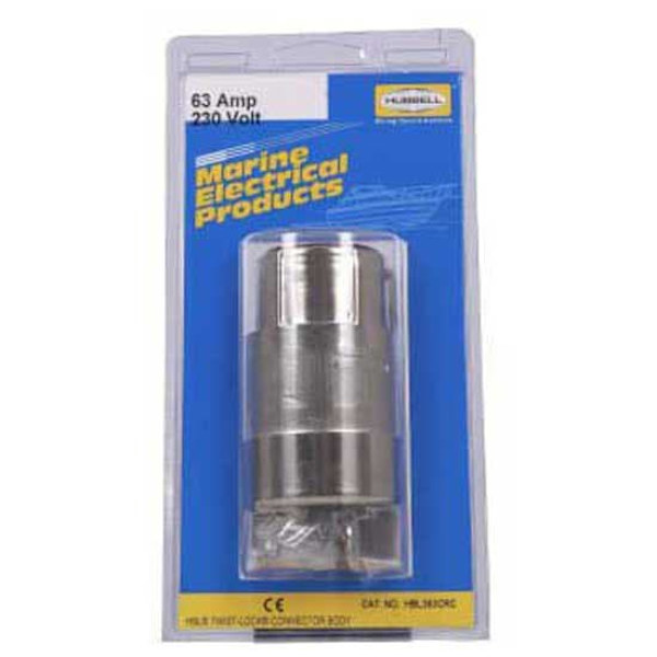 Hubbell Forniklet Messing Hunstik Hbl363crc 230v 63a