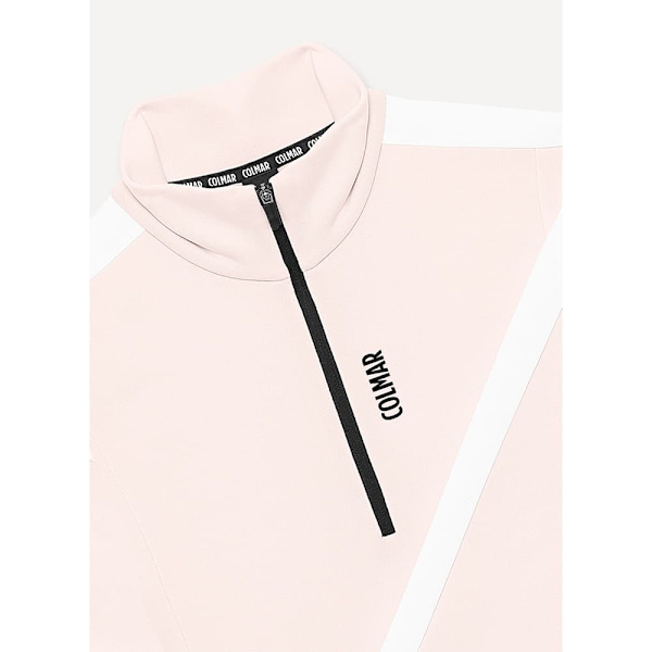 Colmar Linear Tröja Med Halv Dragkedja Rosa M Kvinna