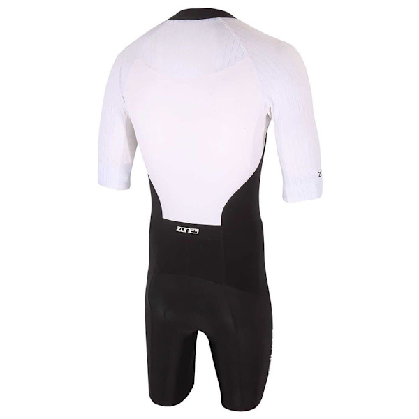 Zone3 Lyhythihainen Trisuit Lava Long Distance Aero Valkoinen,Musta M Mies