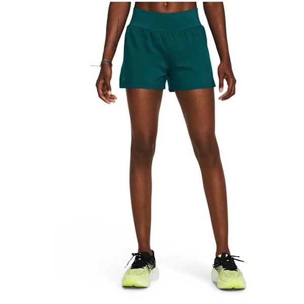 Under Armour Shortsit Run Stamina 3 Vihreä XL Nainen